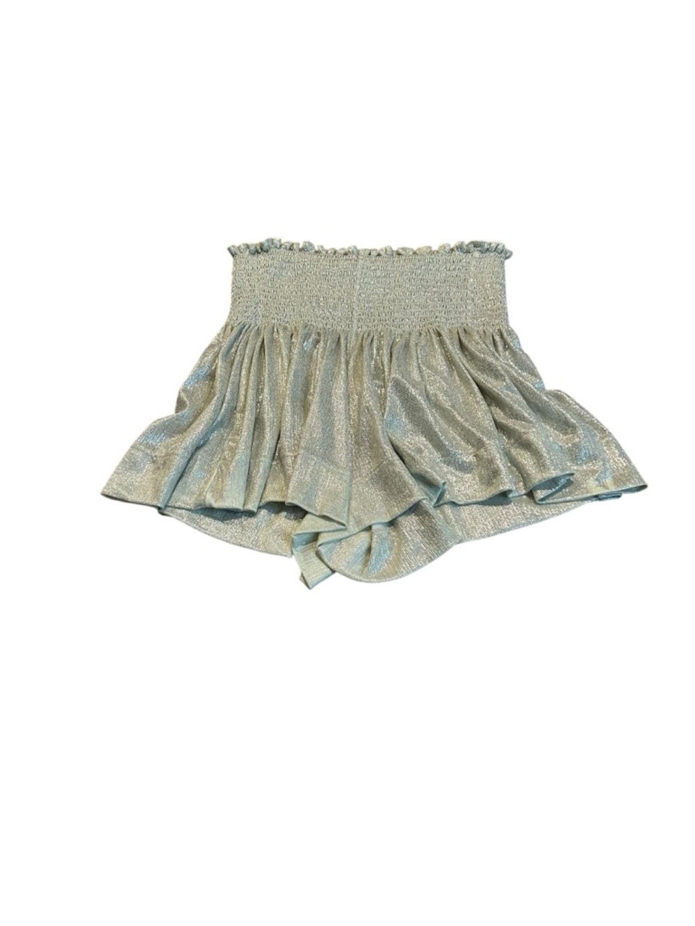 QUEEN OF SPARKLES gold shorts
